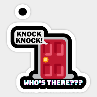 Knock Knock Sticker